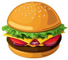 Chicken Burger Png Chicken Burgers Hamburger Food Cartoon