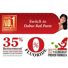 Dabur Red Toothpaste - 800G(200Gx4) |Fluoride Free | Helps In Bad Breath  Treatment, Cavity Protection, Plaque Removal | For Whole Mouth Health |  Power Of 13 Potent Ayurvedic Herbs : Amazon.In: Health & Personal Care
