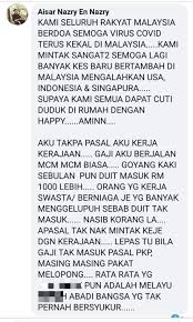 We did not find results for: Aku Tak Apa Gaji Jalan Macam Biasa Pekerja Kerajaan Panas Selepas Doa Kes Covid 19 Meningkat Di Malaysia Dakwa Fb Digodam Viral Mstar