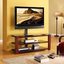 Whalen Swivel 3 In 1 Tv Stand For Tvs Up To 60 Brown Cherry Finish Walmart Com Tv Stand Swivel Tv Stand Espresso Tv Stand