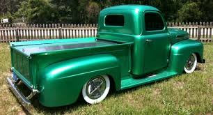 Image result for Chrome Green 1949 Truck