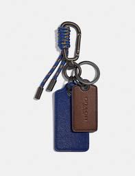 Free delivery for many products! Twice As Nice The Ultra Functional Carabiner Is Converted To A Luxe Key Ring Finished With Two Iconic Coach Hangtags And Sporty Cord Trim It S Crafted Of Smooth Leather