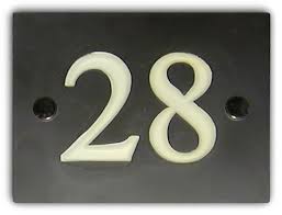 Pin By Nina B On August Baby Slate Slate House Numbers House Name Signs