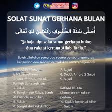 Bacaan niat dan tata cara shalat gerhana bulan. Mysumber Ar Twitter Gerhana Bulan Separa Akan Berlaku Pada Rabu 17 Julai 2019 Bermula Jam 4 01 Pagi Dengan Waktu Puncak Pada 5 30 Pagi Dan Berakhir Pada 6 59 Pagi Umat Islam Digalakkan Melakukan