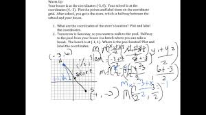 Midpoint and distance formula worksheet. Ninth Grade Lesson Finding The Distance Or The Midpoint Of A Line Segment On The Coordinate Plane