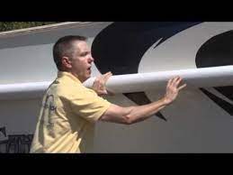 Protect And Extend The Life Of Your Rv S Awning Fabric From The Damaging Effects Of The Sun And Weather With Rv Camping Tips Remodeled Campers Slide In Camper