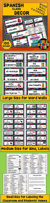 Spanish Classroom Decor Classroom Labels Hispanic Heritage Spanish Calendar Spanish Classroom Spanish Classroom Decor Classroom Labels