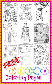 Purim Coloring Pages Purim Purim Crafts Coloring Pages