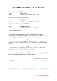 Pada hari ini, jumat tanggal. Contoh Surat Perjanjian Kerja Operator Warnet Contoh Surat