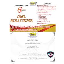 The main activity of suruhanjaya syarikat malaysia (ssm) is to serve as an agency to incorporate companies and register businesses as well as to provide company and business information to the public. Secretarial Firm Home Facebook