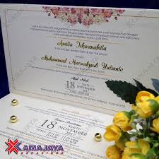 Format undangan bahasa inggris undangan pernikahan berbahasa. Contoh Sampul Undangan Pernikahan Kamajaya Kreasindo