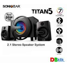 Διάβασε χαρακτηριστικά & πραγματικές αξιολογήσεις χρηστών! Speaker Sonicgear Titan 5 Btmi Bluetooth Shopee Indonesia