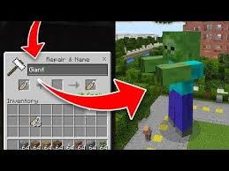 How To Spawn Secret Giant Mobs In Minecraft Pocket Edition Nametag Addon Youtube Minecraft Minecraft Decorations Minecraft Banner Designs