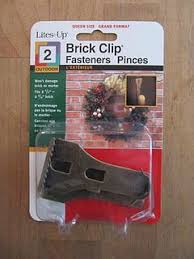 How do you drill a brick wall? Brick Fasteners For Wreaths Brick Hanger Brick Wall Decor Brick Clips