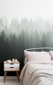 Best for bedrooms, bath or the music room. Fototapete Tiefgruner Ombre Murals Wallpaper Tranquil Bedroom Gray Master Bedroom Feature Wall Bedroom