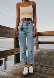 See more ideas about outfits, aesthetic clothes, cute image uploaded by nutsa balashvili. Summer Mom Jeans Outfits 2020 Addicfashion