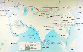 Maybe you would like to learn more about one of these? China Routes Of Trade Silk Roads With Map