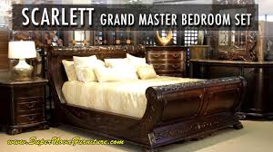 If your priority is storage, be sure to look at master bedroom sets that include bed storage with drawers or a footboard with shelves. Scarlett Grand Master Bedroom Youtube