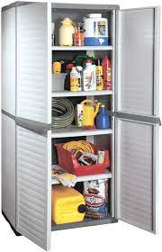Aufbewahrungstruhe für den außenbereich, holzoptik. Keter Indoor Schrank Xl Louvre Door 65 X 45 X 177cm Grau Brycus