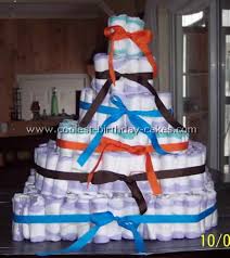 Aug 10, 2012 · perfect for a centerpiece at a baby shower, this gift doubles as party decor. Coolest Diaper Cake Instructions And Photos