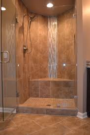 Custom Walk In Shower With Tile Accent To Match Vanity Back Splash And Recessed Box Next To Soaker Tub 3 Shower Remodel Bathroom Renovations Bathrooms Remodel