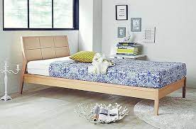 センベラ ルアンヌベッドフレーム 家具roomヨシダ 山梨県甲府市 オーク材のスタイリッシュなフォルムにイノセントカラーが美しいベッドフレームです ベッドフレーム 模様替え ベッド