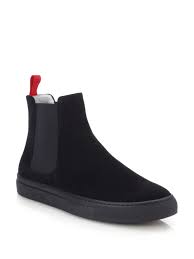 Get the best deals on black suede chelsea boots and save up to 70% off at poshmark now! Del Toro Suede Chelsea Boot Sneakers In Black For Men Lyst