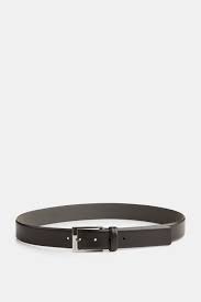 Hugo By Hugo Boss Tumbled Leather Black Belt