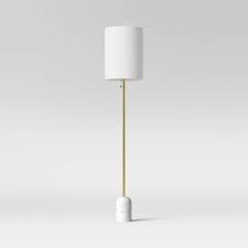 Letting you get the glow right where you need it, this floor lamp is perfect for reading books and studies alike. Marble Base Floor Lamp Includes Led Light Bulb White Project 62 Target