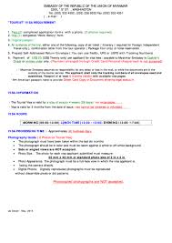 Fill out the visa application form. 441 Visa Application Form Templates Free To Download In Pdf