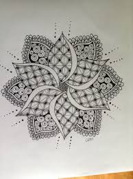 Monday S Mandala Zentangle Zendoodle Zendala Mandala Art Drawing Pen Sharpie Graphite More At Www F Zentangle Patterns Zentangle Drawings Tangle Art