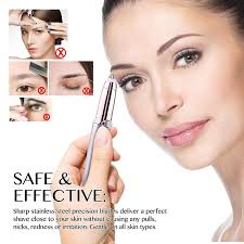 Tweezing works on any facial hair. Eyebrow Hair Remover Vogcrest Electric Painless Eyebrow Trimmer For Women Eyebrow Trimmer Eyebrows How To Trim Eyebrows