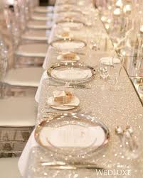 Check out our website today! This Is All About Glitz And Glam And The Sequin Linens And Silver Rimmed Chargers At This Wedding Create A Slee West Wedding Wedding Trends Wedding Decorations