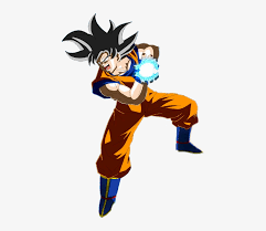 The image is png format with a clean transparent background. Goku Sticker Goku Haciendo El Kamehameha Png Transparent Png 979x779 Free Download On Nicepng