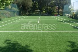 Tennis court lines should follow standard thickness measurements, and these must be taken into account when painting tennis court line markings. Tennis Padel Artificial Turf Integral Spor
