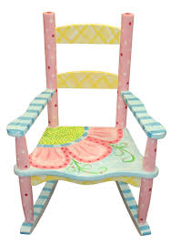 Cute Girl Rocking Chair Painting Kids Furniture Painted Rocking Chairs Painted Furniture Designs