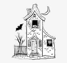 Here presented 52+ halloween house drawing images for free to download, print or share. Clipart Houses Watercolour Halloween Haunted House Drawing 576x756 Png Download Pngkit