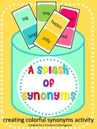 Synonyms Activity Synonym Activities Synonyms And Antonyms Vocabulary Activities