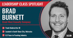 LEADERSHIP CLASS SPOTLIGHT // Meet Brad Burnett from Great West Casualty  Company. After completing the IMTA Leadership Class, Brad hopes to be a  stronger advocate for Iowa's trucking industry not only for
