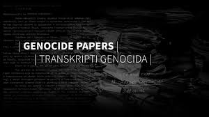 Persona que comete actos de genocidio genocida — 1. Transkripti Genocida Dokazi Namjere I Realizacije Zlocina Rukovodstva Srpskog Naroda U Bih