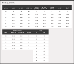 68 Explanatory Brief Size Chart For Men