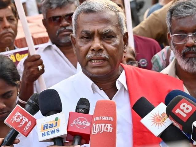விஜய்க்கு ஆதரவான கருத்து திணிப்பு..." - சிபிஎம் மாநிலச் செயலாளர் பெ.சண்முகம்  காட்டம்! | தமிழ்நாடு செய்திகள் (Tamil Nadu News) - News18 Tamil