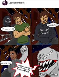 Eddie Carlton Drake And Their Symbiotes That 70s Show Style I Love How Venom Turns Into A Hoodie Venom Hilarious That 70s Show