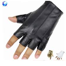 Free shipping · text message offers Fingerless Leather Gloves Men Women Half Finger Thin Mittens Black Gold White Buy Leather Gloves Leather Suede Fingerless Gloves Mens Leather Gloves Product On Alibaba Com