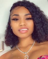 Black bob hairstyles with bangs. Cleopatra Dues On Instagram You Gon Fck Around And Find Out Hair Wigdealer X Hairassasin Link In Bio Hair Curly Hair Styles Hair Inspiration
