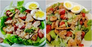 A true summertime classic recipe! Resipi Mudah Chicken Salad Menu Diet Ringkas Paling Sedap Ilhamresipi