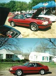 Image result for Bright Red 1991 Mustang