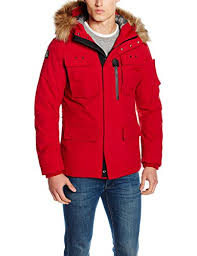 Schott Nyc Thunder Parka A Capuche Manches Longues Homme