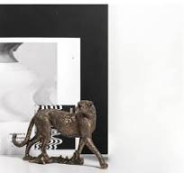 Amazon.com: Estatua de pantera vintage de animales, de ...