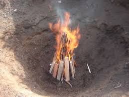 How to make biochar in a pit. Can Biochar Be Created Effectively In A Cast Iron Bath Gardening Landscaping Stack Exchange